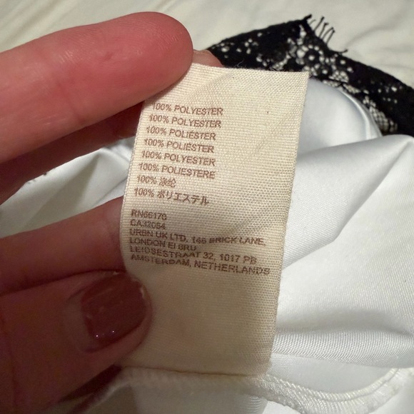 NWT Anthropologie Let Me Be Polina Strapless Lace Trim Midi Dress Women’s Small - Picture 10 of 10